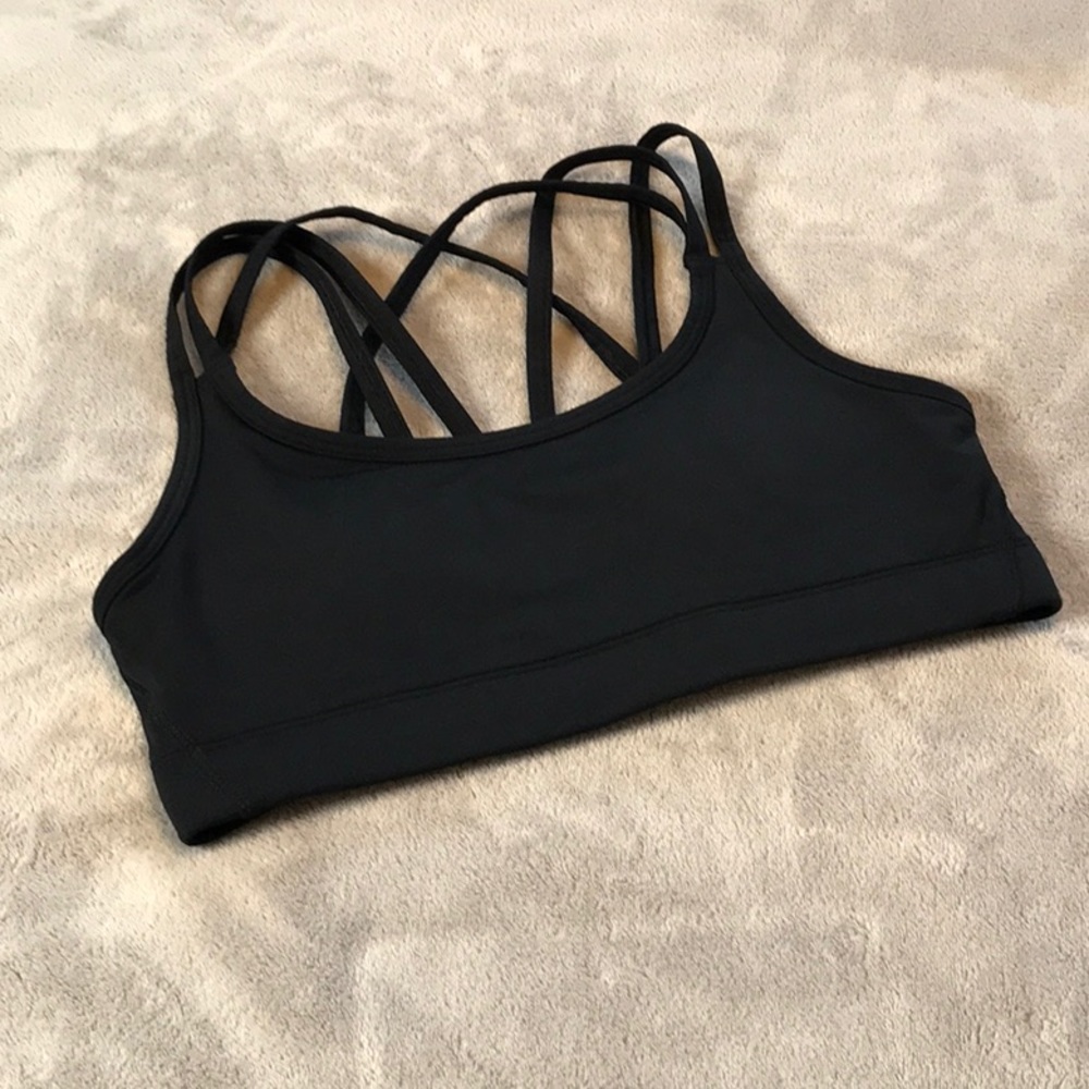 GAP Fit BLACK Sports Bra  Size Small